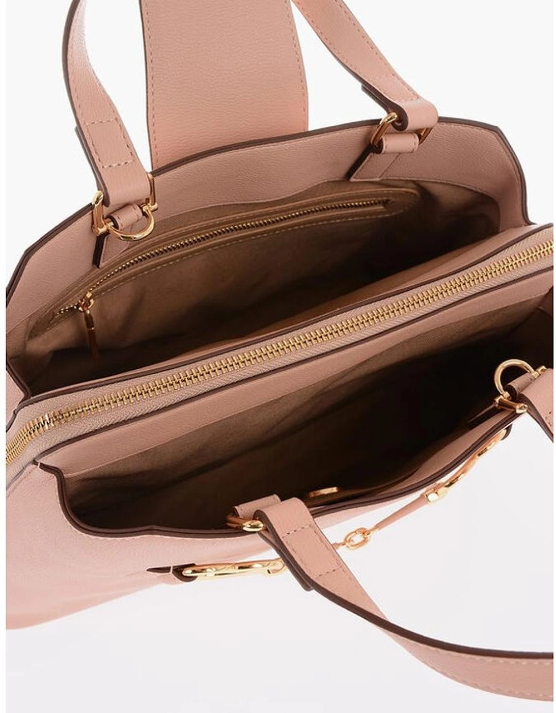 Solid Color Handbag with Double Handle Women - Multicolor Tote Bags