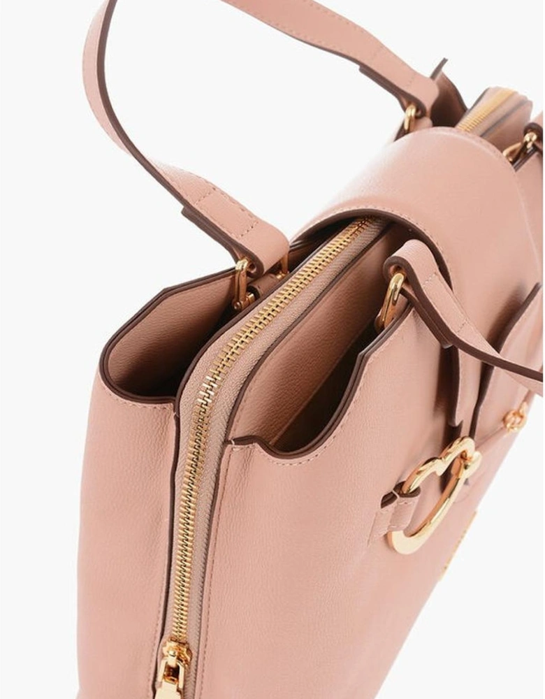 Solid Color Handbag with Double Handle Women - Multicolor Tote Bags