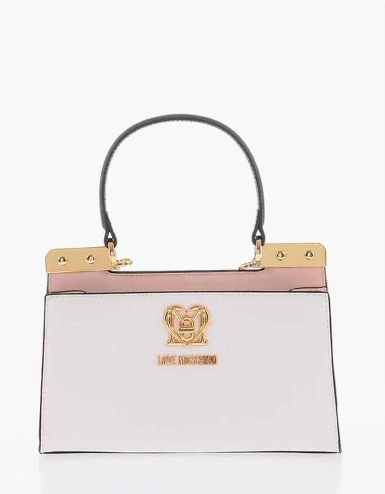 Eco-Leather Handbag with Adjustable Strap Women - Multicolor Tote Bags
