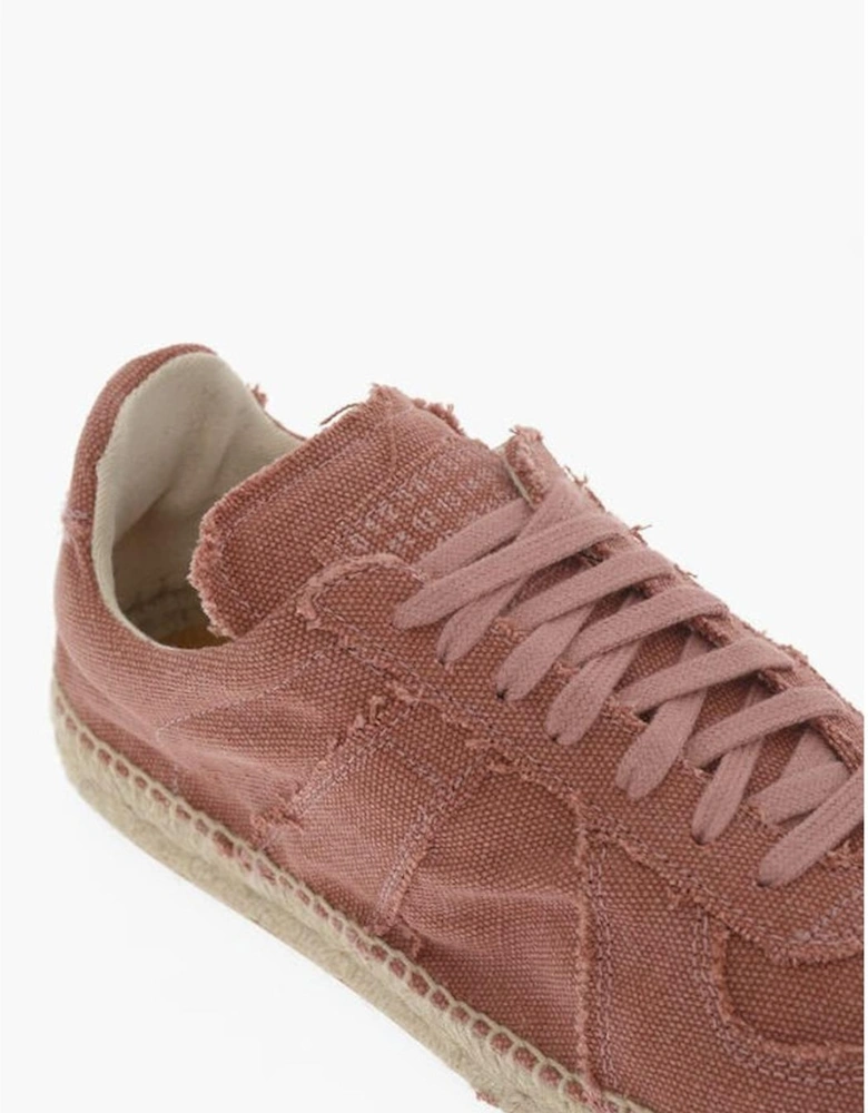 Logo Canvas Lace-Up Sneakers Women - Multicolor