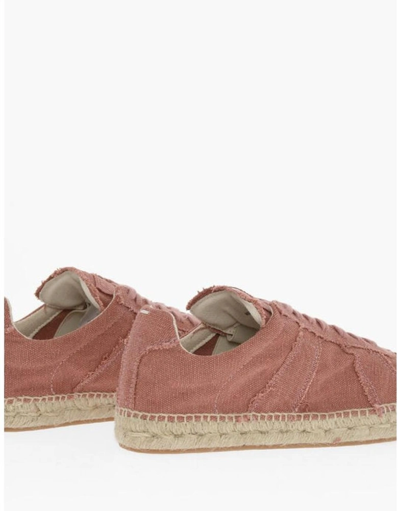 Logo Canvas Lace-Up Sneakers Women - Multicolor