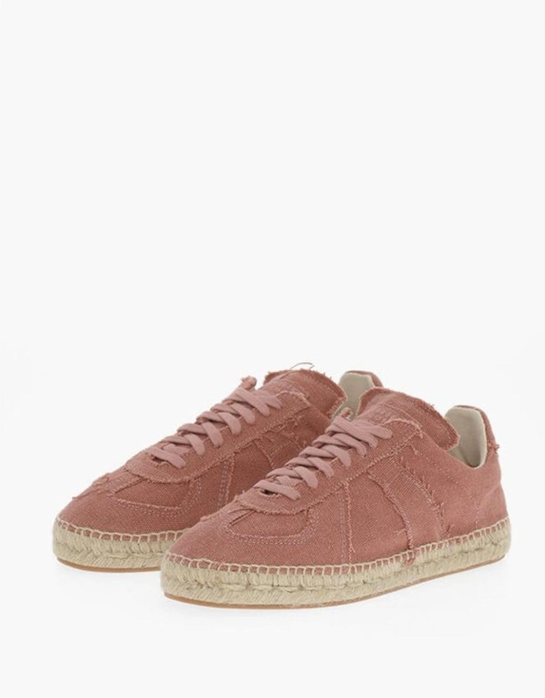 Logo Canvas Lace-Up Sneakers Women - Multicolor