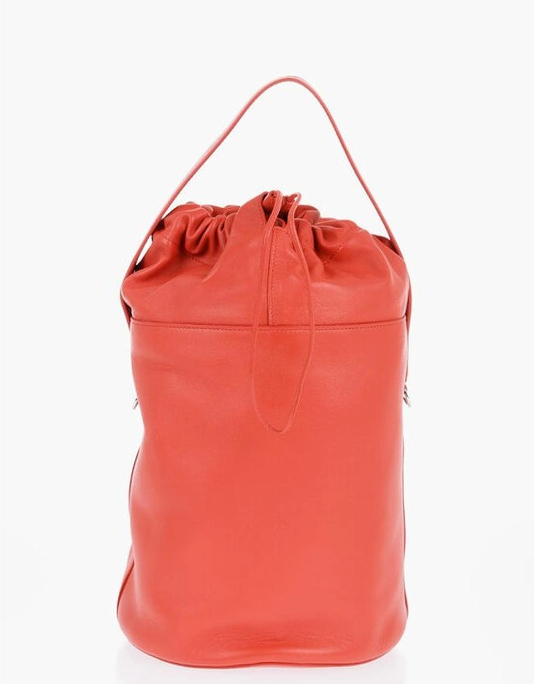 Leather Logo Handbag Women - Red Tote Bags