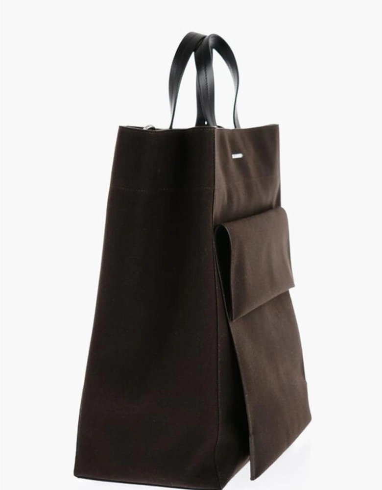 Handbag with Adjustable and Removable Shoulder Strap Women - Brown