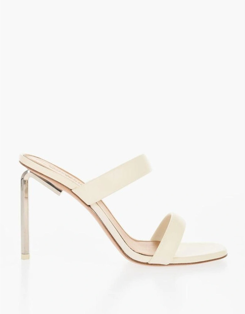 High Heel Pointed Toe Pumps Women - Beige Sandals