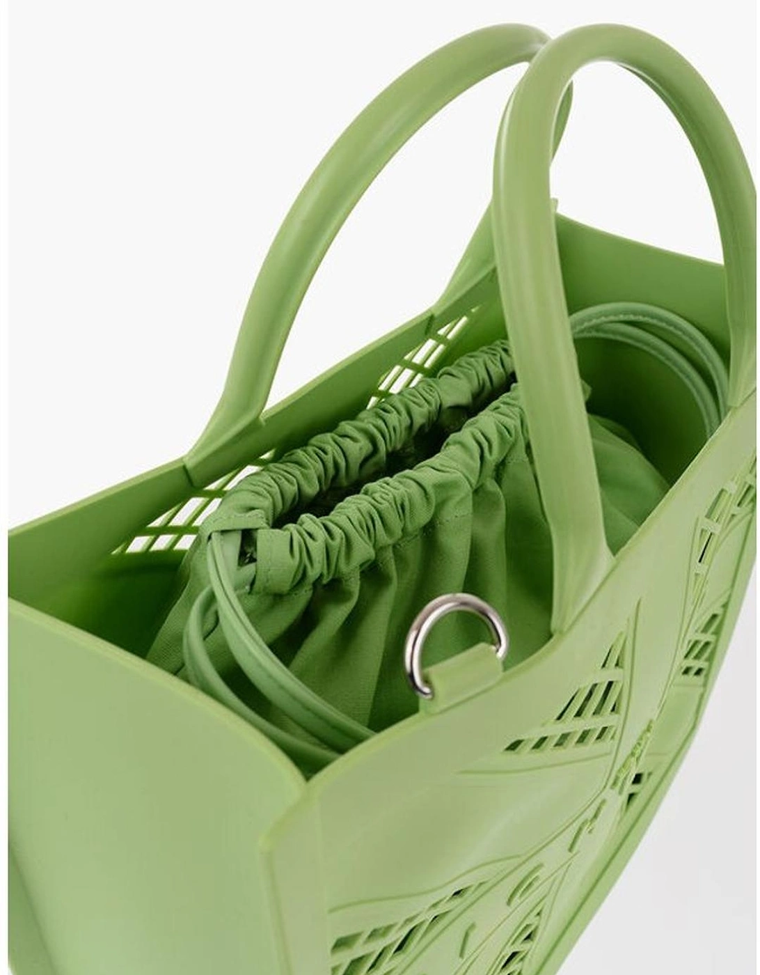 Removable Strap Bauletto Tote Bag Women - Green