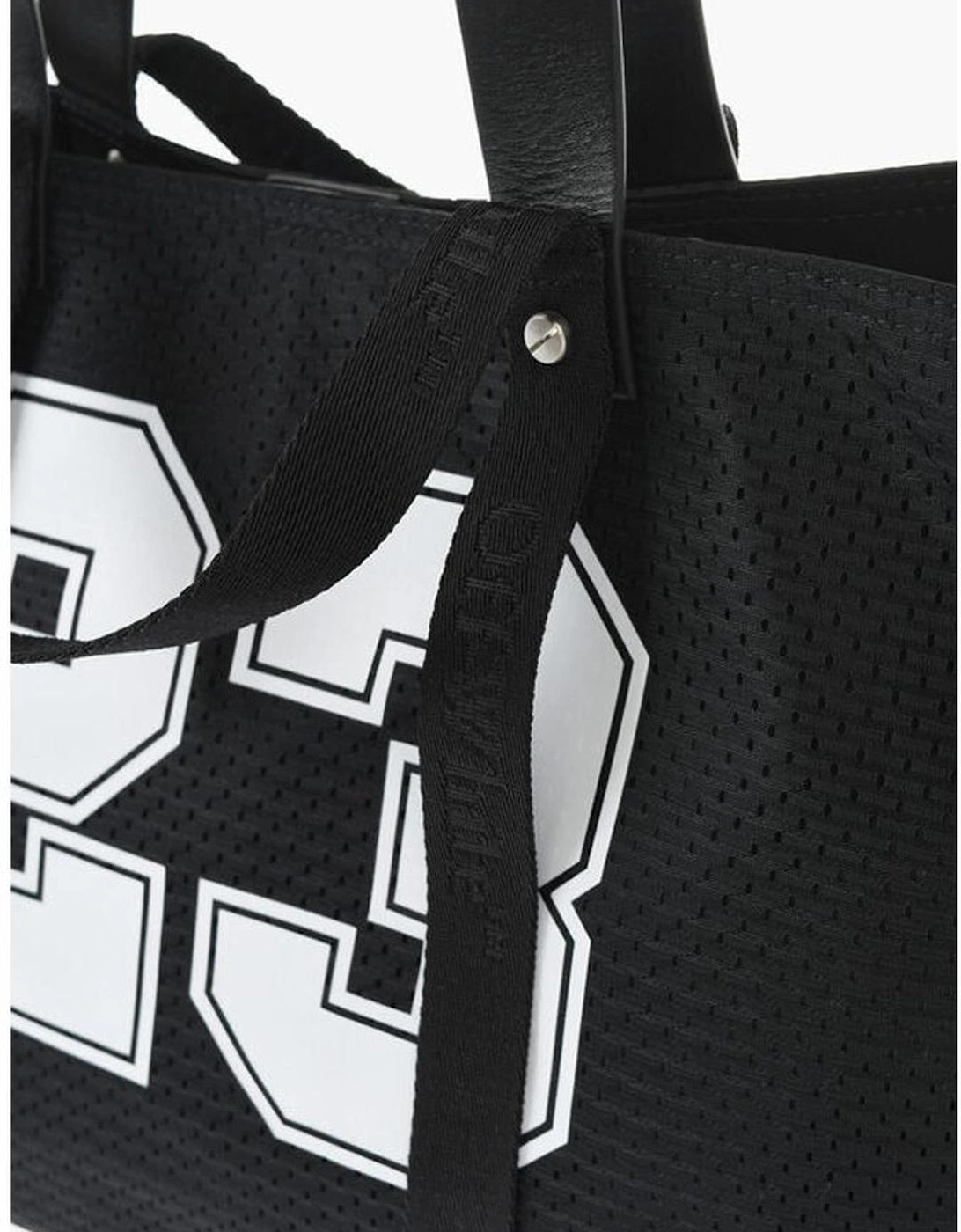 Solid Color Handbag with Double Handle Women - Black Tote Bags