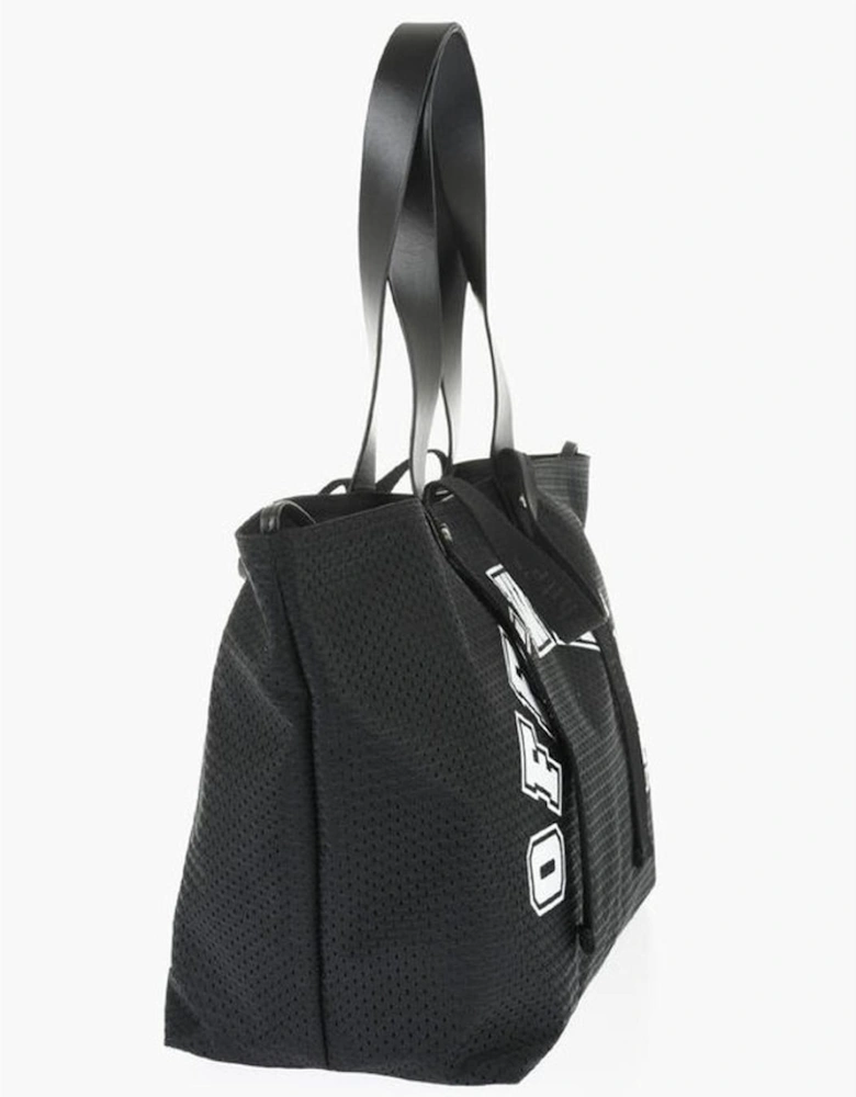 Solid Color Handbag with Double Handle Women - Black Tote Bags