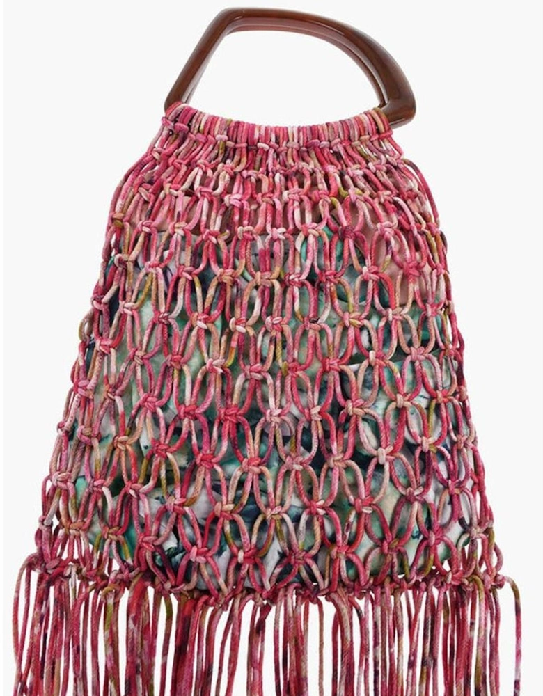 Leather Tote Bag with Zipper Closure Women - Multicolor
