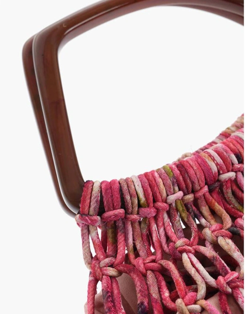 Leather Tote Bag with Zipper Closure Women - Multicolor