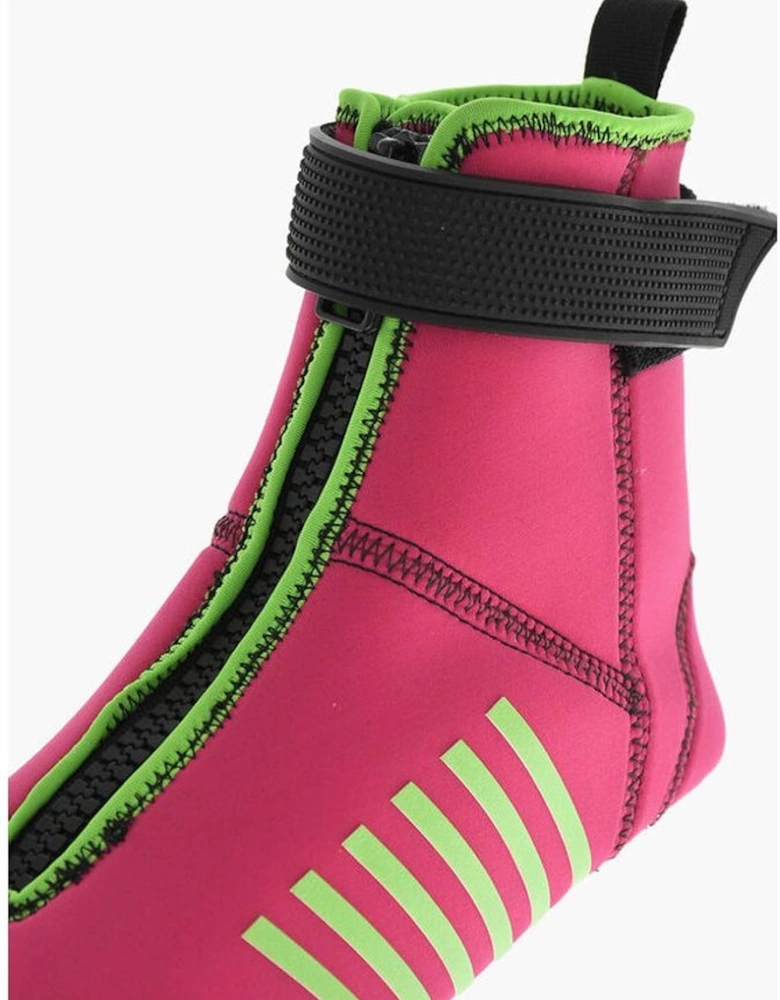Techno Fabric Zip Sneakers with Rubber Sole Women - Multicolor