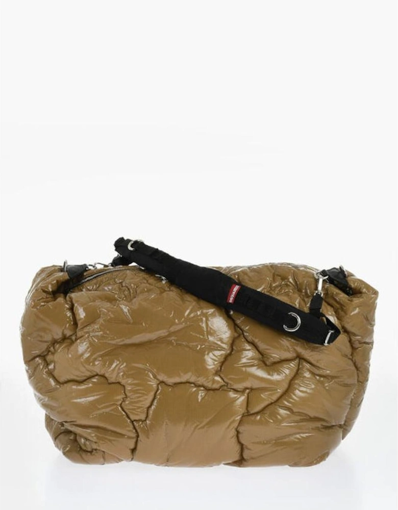 Contrasting Stitch Detail Shoulder Bag with Adjustable Strap Women -