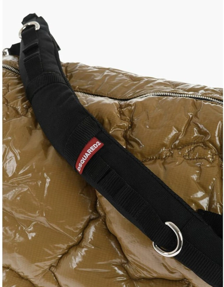 Contrasting Stitch Detail Shoulder Bag with Adjustable Strap Women -