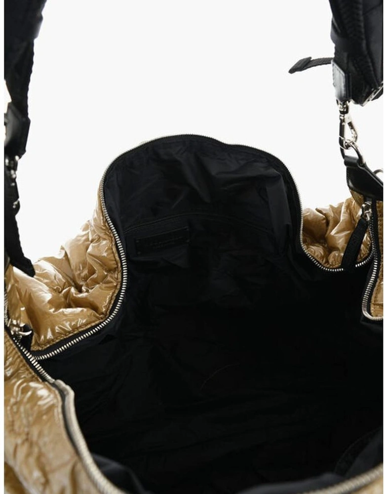 Contrasting Stitch Detail Shoulder Bag with Adjustable Strap Women -