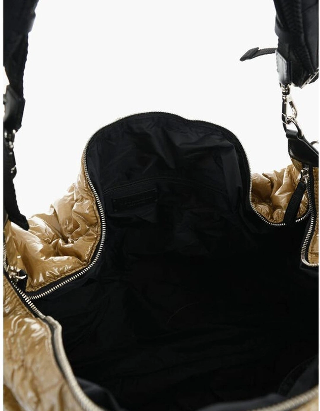 Contrasting Stitch Detail Shoulder Bag with Adjustable Strap Women -