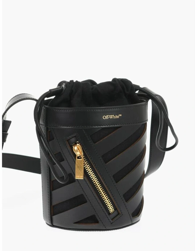 Structured Leather Mini Handbag Women - Black Shoulder Bags