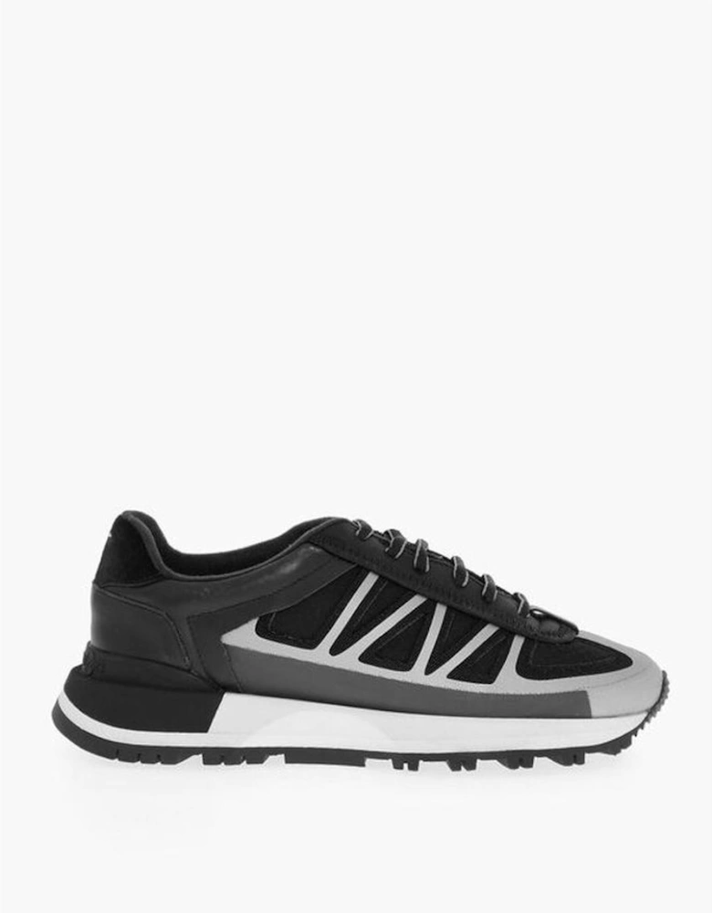 Canvas Round Toeline Sneakers with Rubber Sole Women - Black
