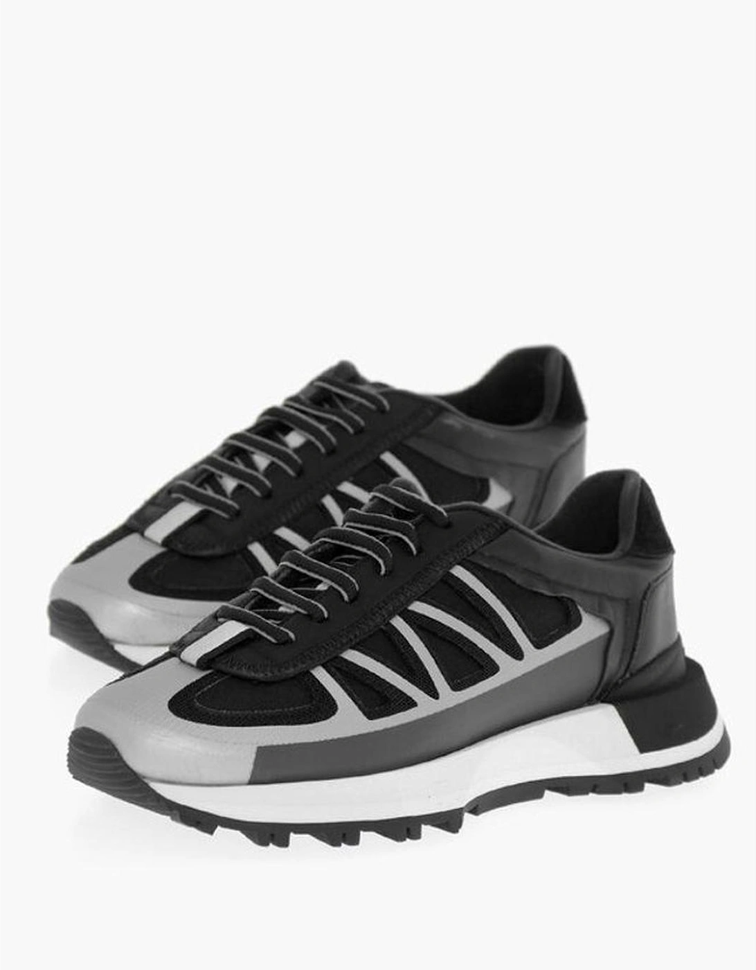 Canvas Round Toeline Sneakers with Rubber Sole Women - Black, 6 of 5