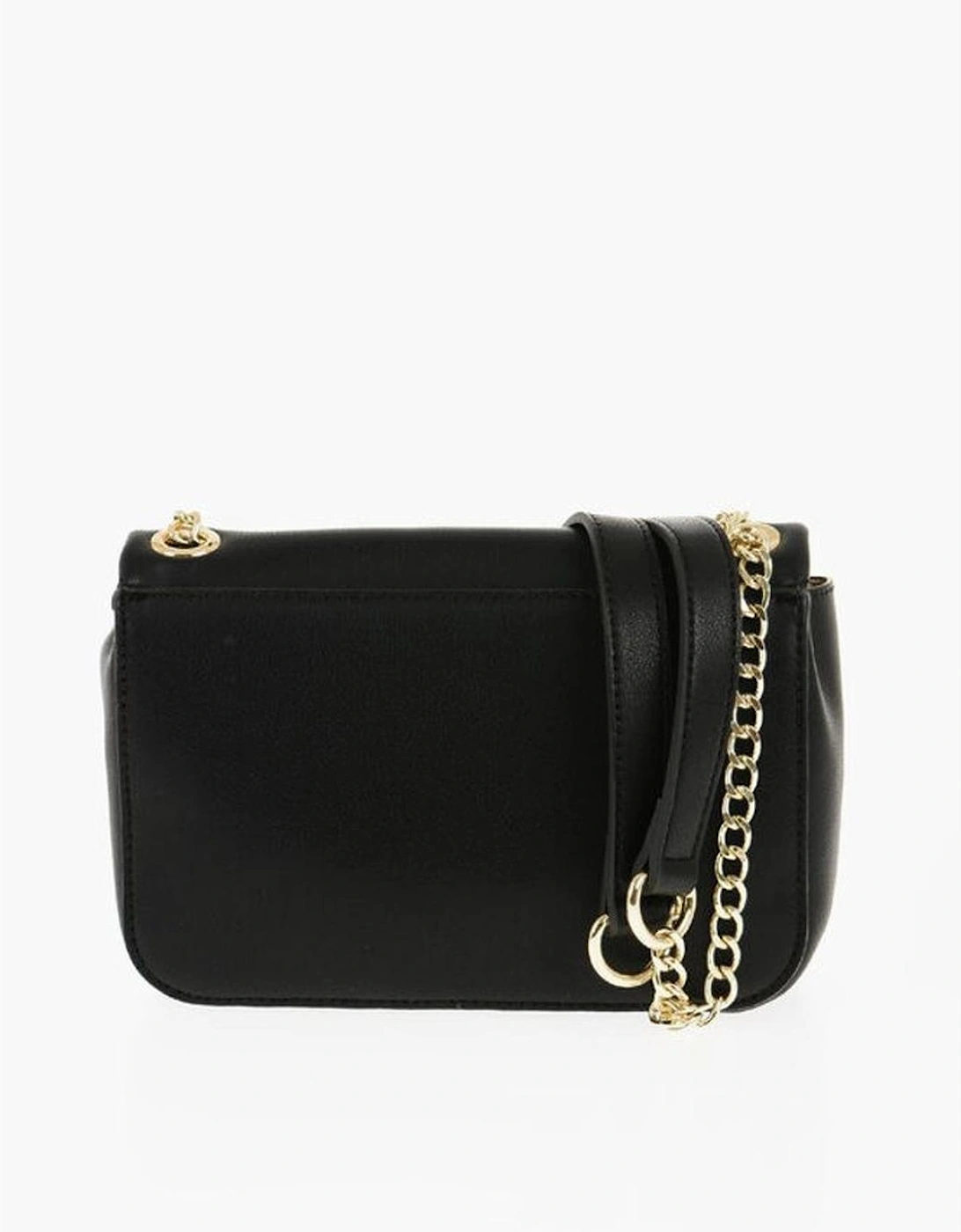 Logo Eco-Leather Shoulder Bag Women - Black