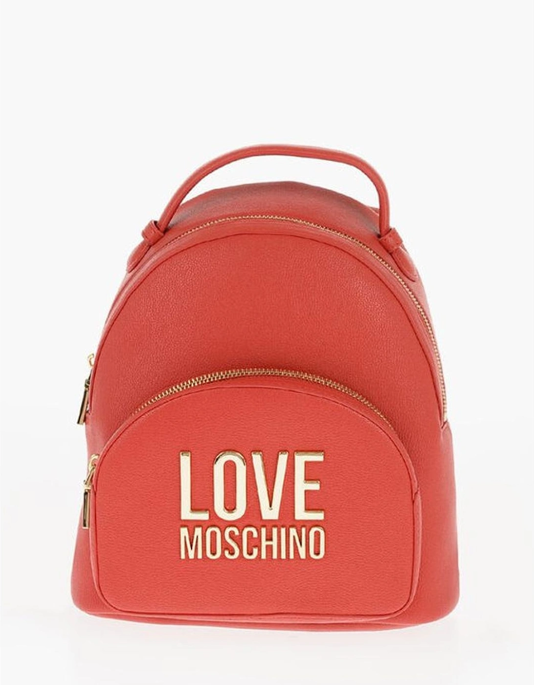 Logo Metal Solid Color Shoulder Bag Women - Red Backpacks, 5 of 4
