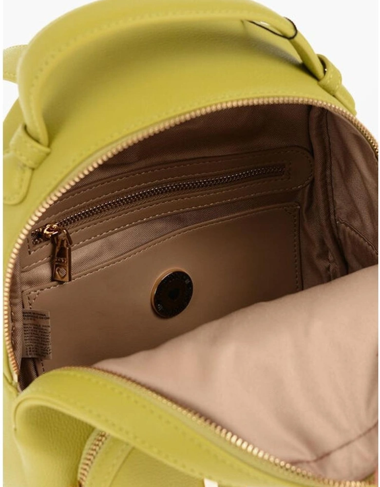 Logo-Embellished Metal Shoulder Bag with Adjustable Strap Women -