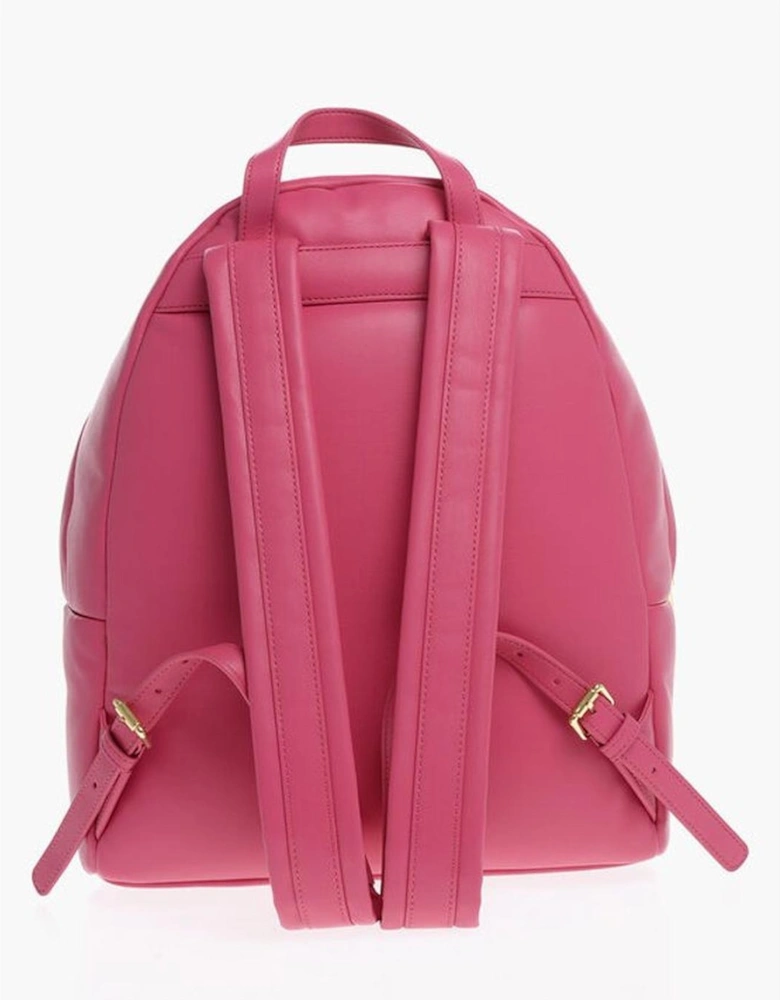Metal Logo Solid Color Shoulder Bag Women - Multicolor Backpacks