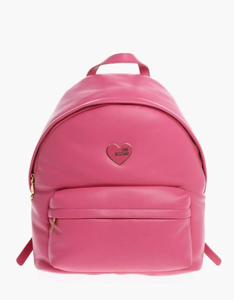 Metal Logo Solid Color Shoulder Bag Women - Multicolor Backpacks