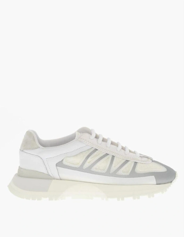 Lace-Up Sneakers with Rubber Sole Women - White