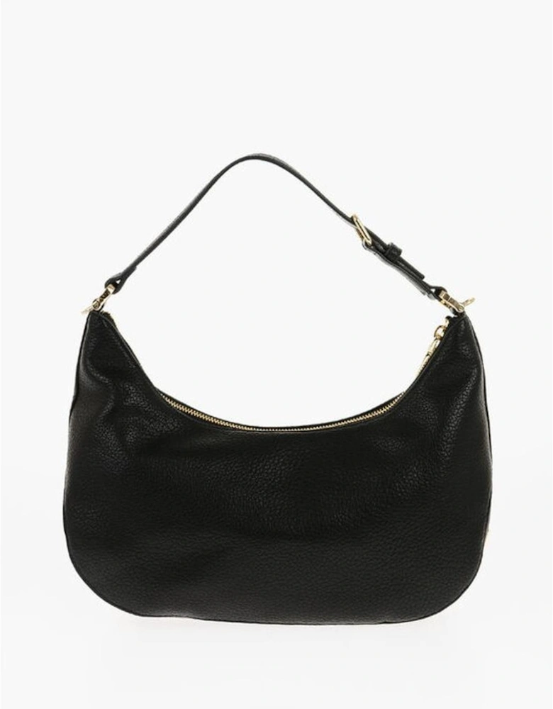 Adjustable Strap Eco-Leather Shoulder Bag Women - Black