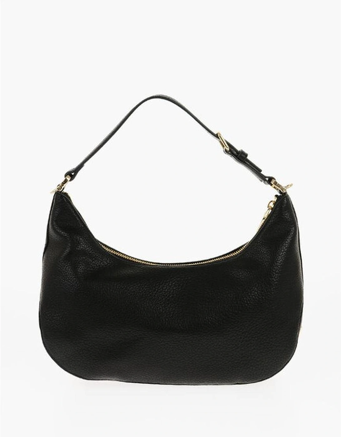 Adjustable Strap Eco-Leather Shoulder Bag Women - Black