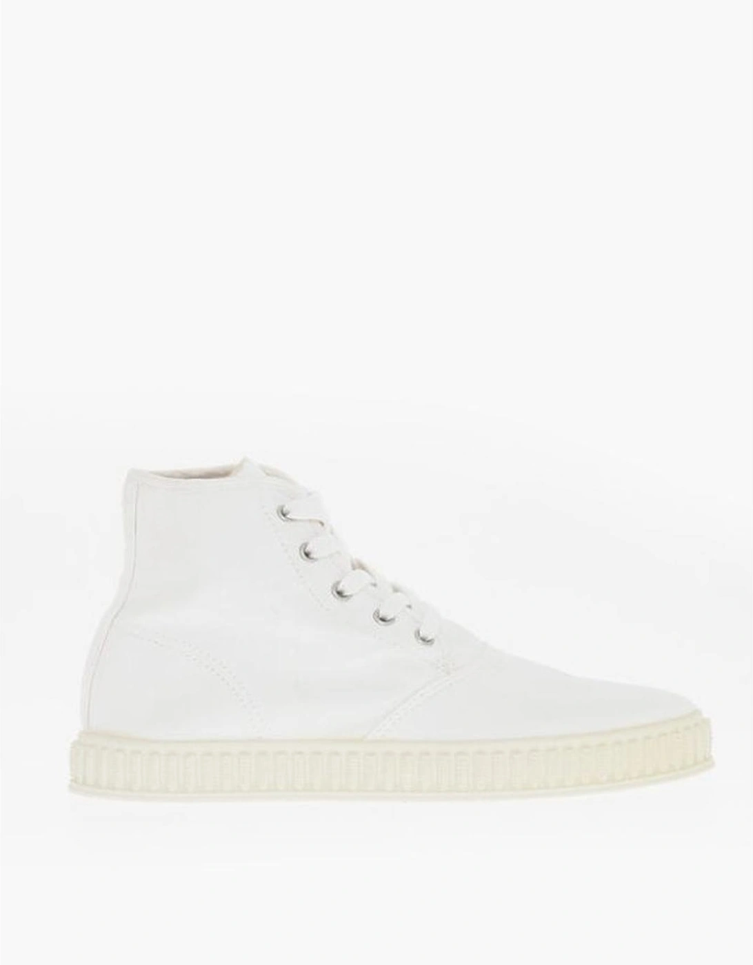 Lace-up Rubber Sole Sneakers Women - White