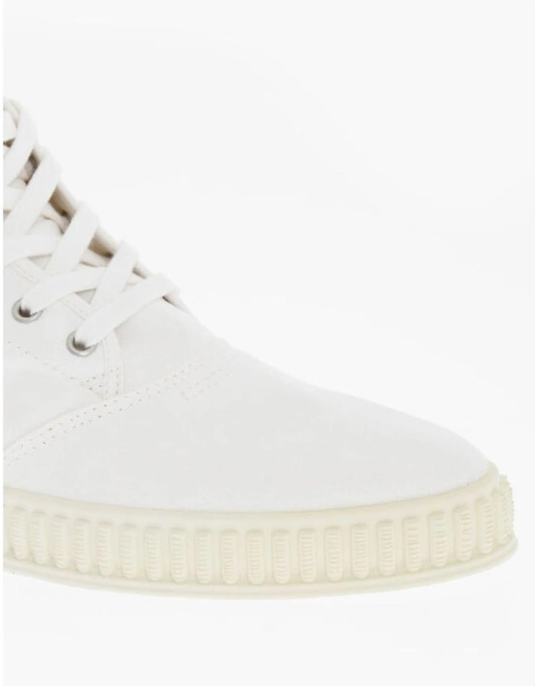 Lace-up Rubber Sole Sneakers Women - White