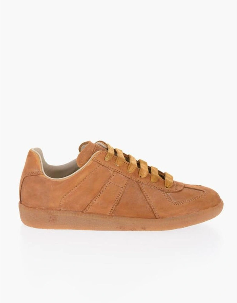 Lace-up Leather Sneakers Women - Brown
