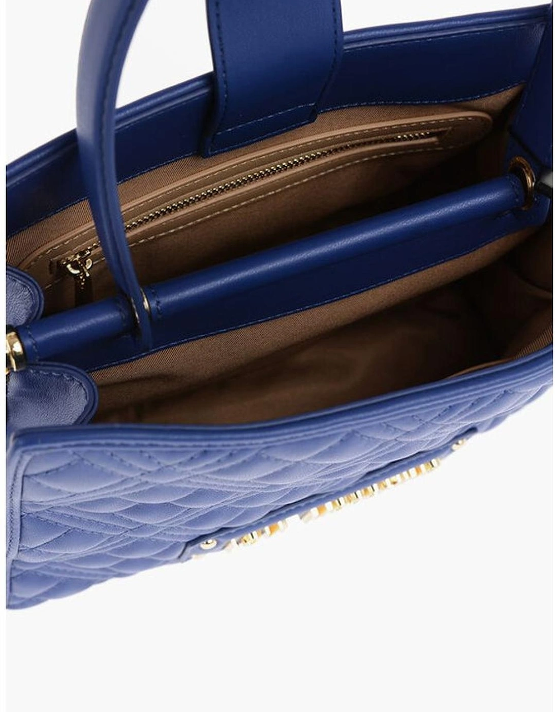 Eco-Leather Shoulder Bag with Adjustable Strap Women - Blue Tote Bags