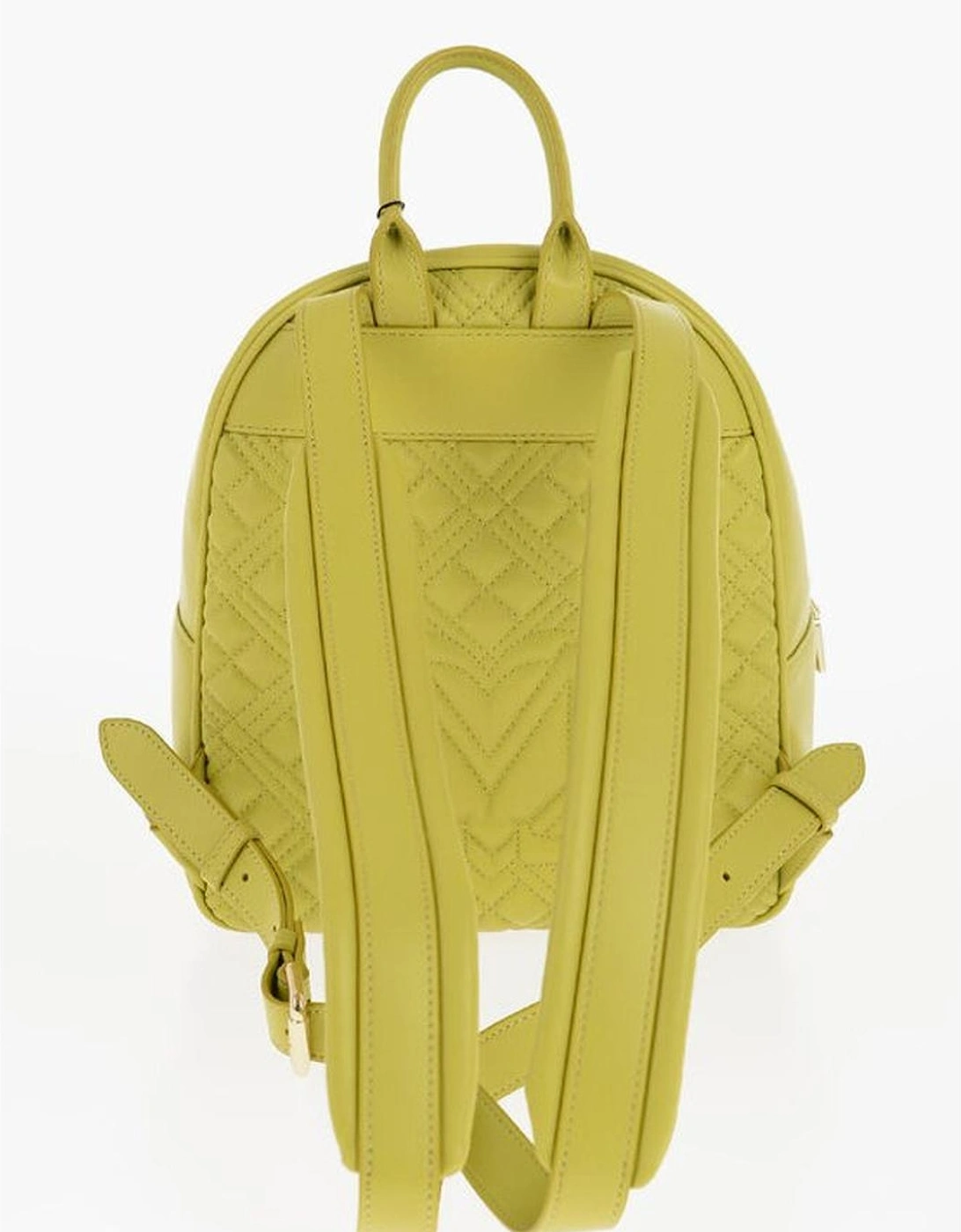 Zip Closure Shoulder Bag with Logo Women - Green Backpacks