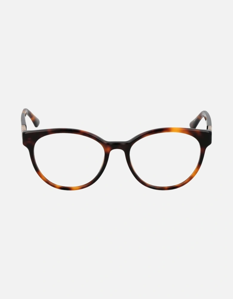 Butterfly Full-Rim Plastic Frame Glasses Women - Brown