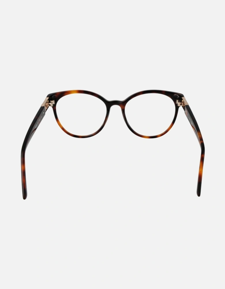 Butterfly Full-Rim Plastic Frame Glasses Women - Brown
