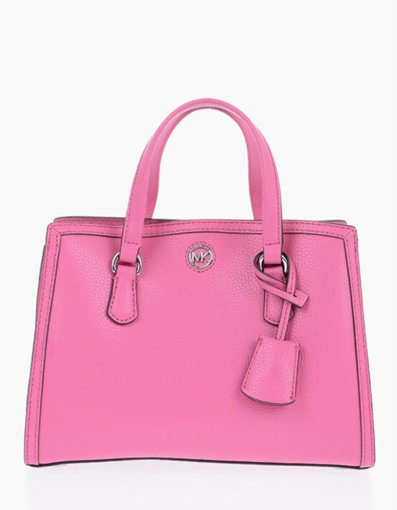 Handbag with Zip Closure and Metal Charms Women - Multicolor Tote Bags