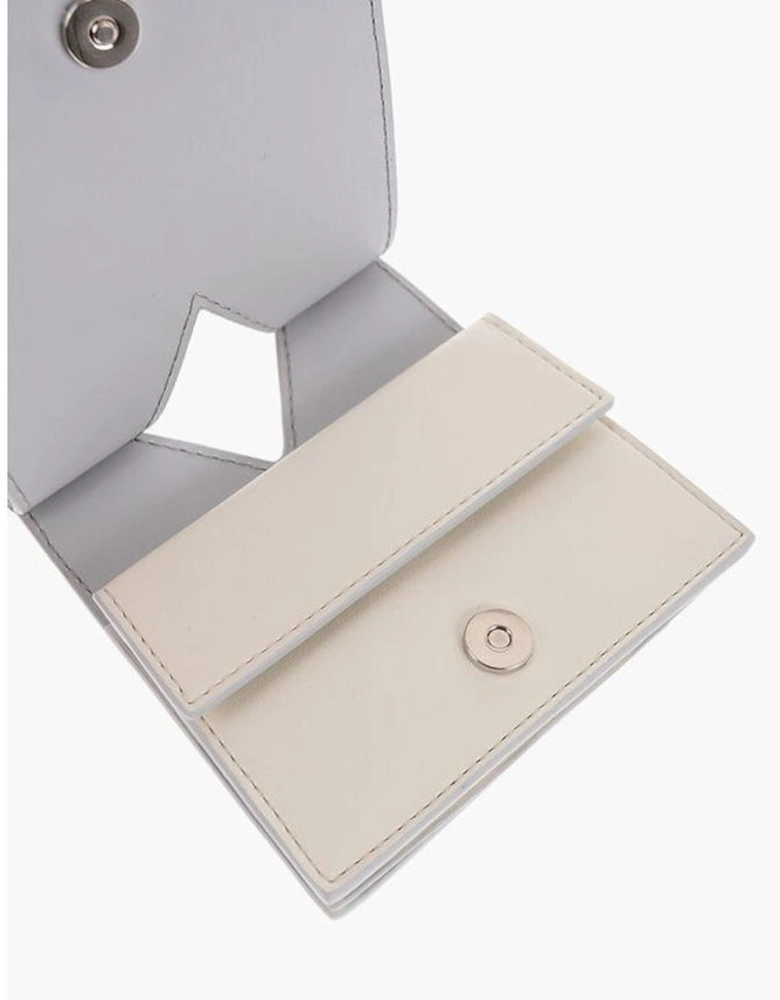 Leather Wallet with Internal Card Slots Women - Gray