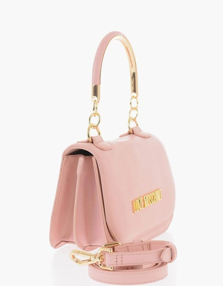 Snap Button Eco-Leather Shoulder Bag Women - Multicolor Tote Bags