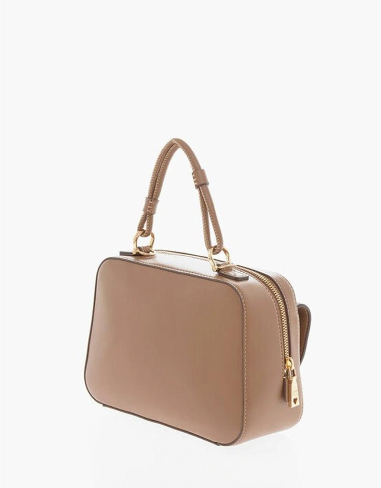Adjustable Strap Shoulder Bag with Internal Pocket Women - Brown Tote