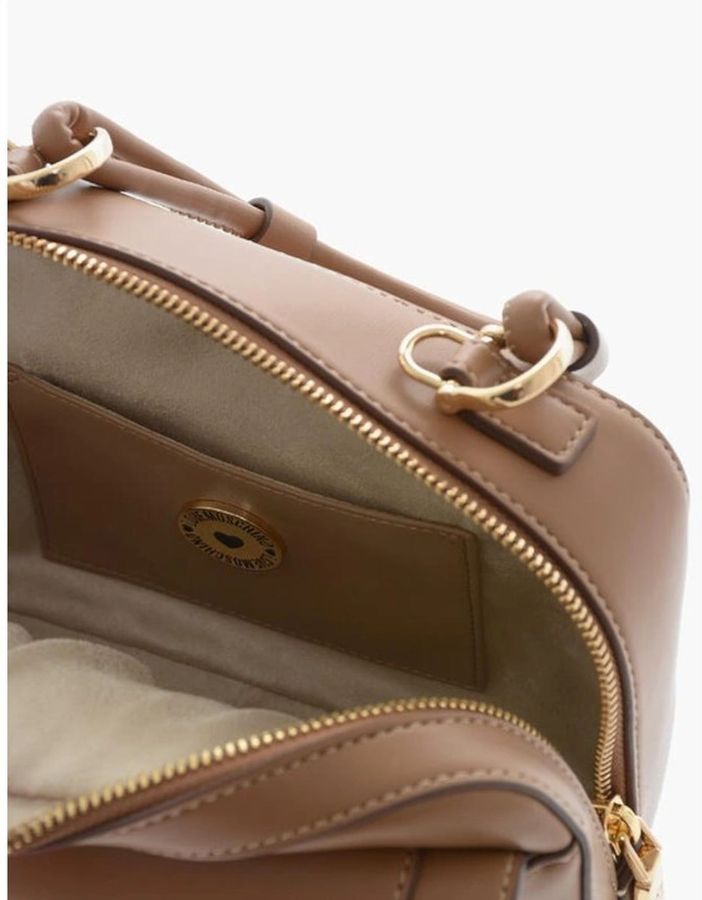 Adjustable Strap Shoulder Bag with Internal Pocket Women - Brown Tote