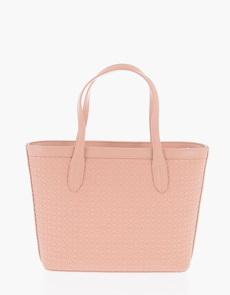 Metal Logo Handbag with Studded Bottom Women - Multicolor Tote Bags