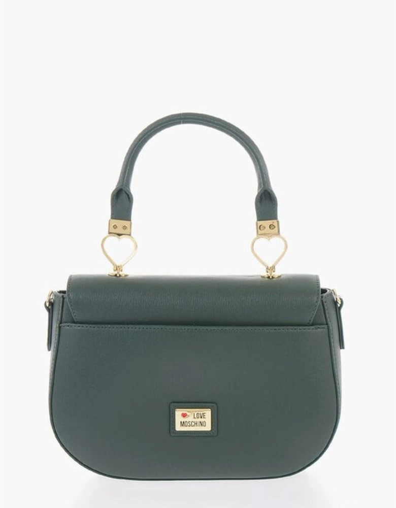 Eco-Leather Shoulder Bag with Adjustable Strap Women - Green Tote Bags