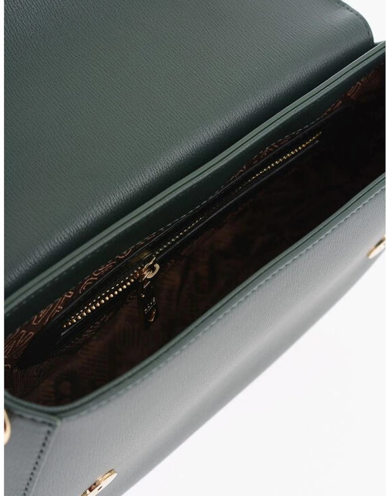 Eco-Leather Shoulder Bag with Adjustable Strap Women - Green Tote Bags
