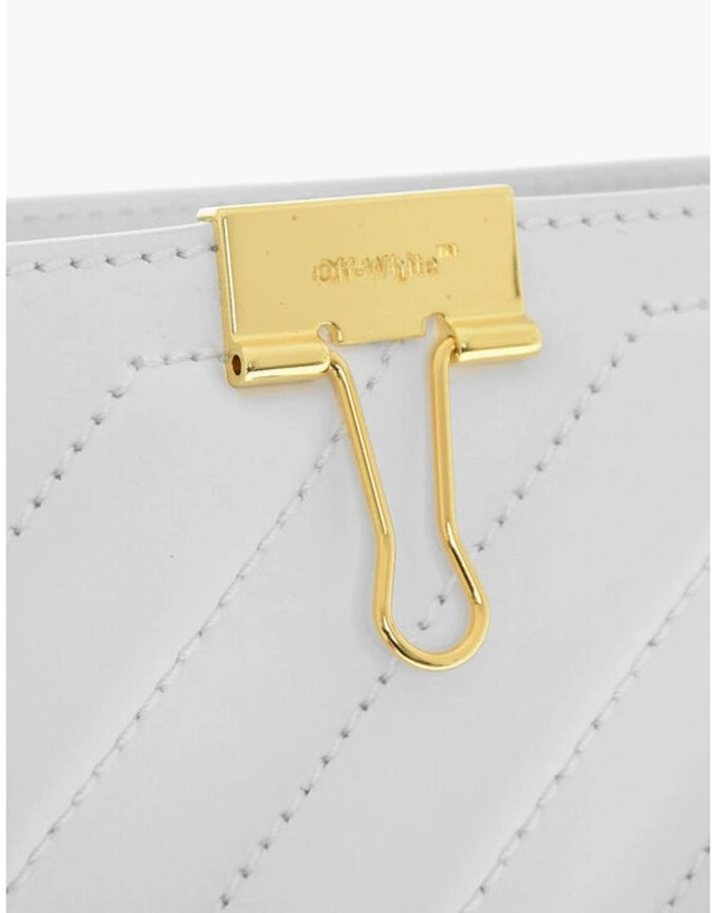 Leather Handbag with Adjustable Strap Women - White Tote Bags