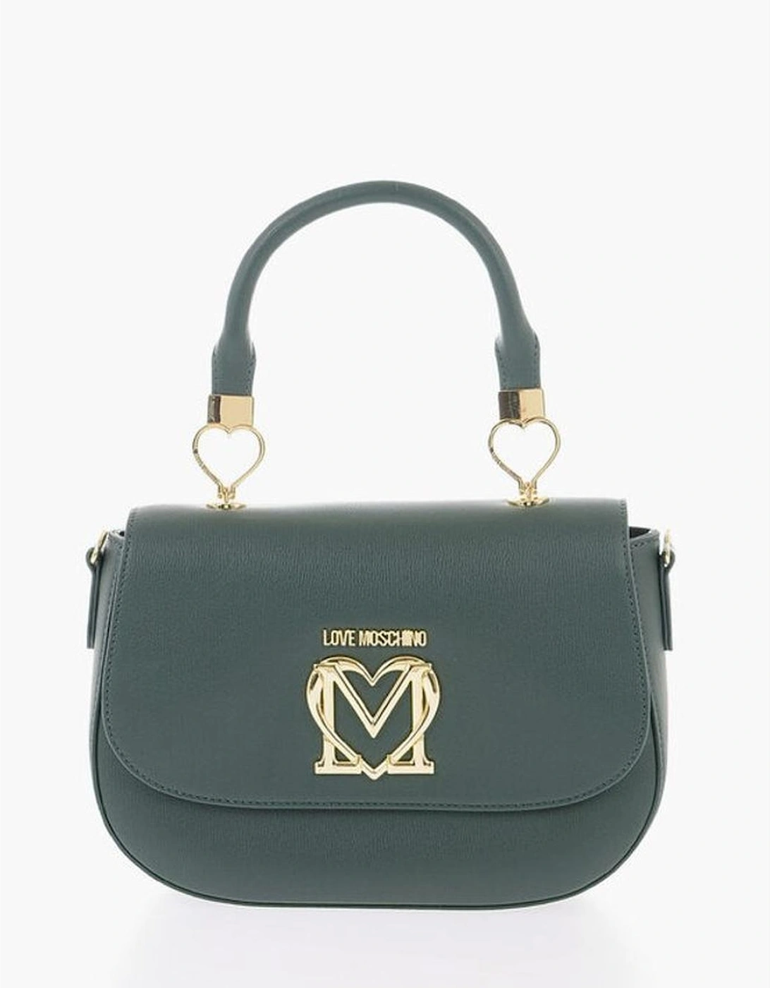 Eco-Leather Shoulder Bag with Adjustable Strap Women - Green Tote Bags, 5 of 4