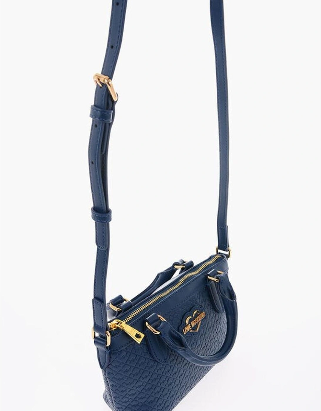 Eco-Leather Shoulder Bag with Adjustable Strap Women - Blue Tote Bags