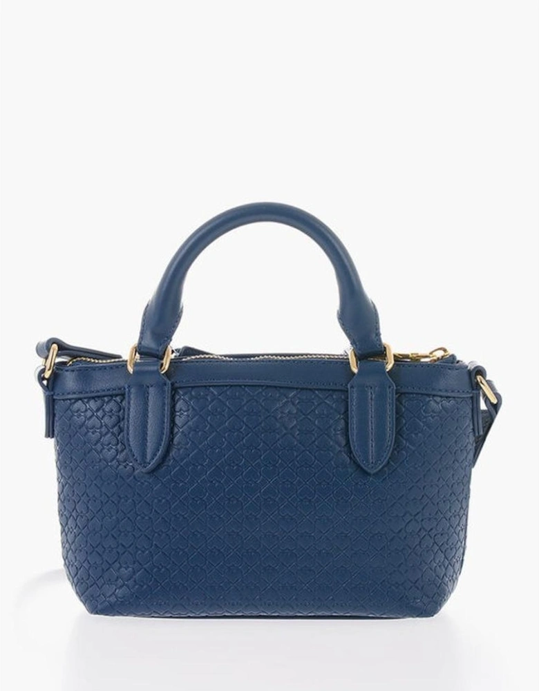 Eco-Leather Shoulder Bag with Adjustable Strap Women - Blue Tote Bags