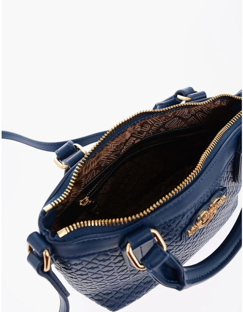 Eco-Leather Shoulder Bag with Adjustable Strap Women - Blue Tote Bags